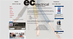 Desktop Screenshot of ecelectrical.co.uk